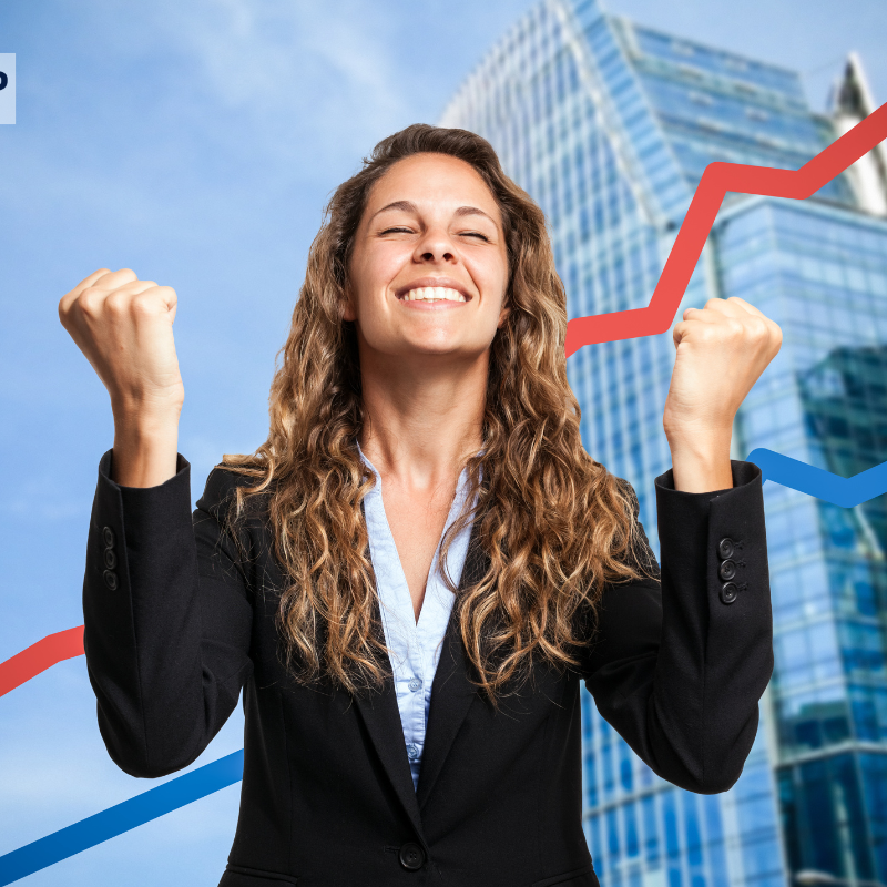 ASAP-A career woman celebrating her professional growth